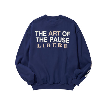 COLLAGE SWEATSHIRT / NAVY