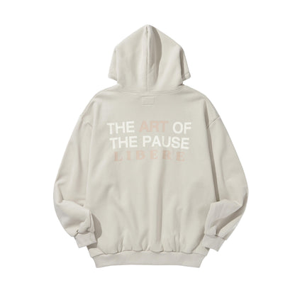 COLLAGE HOODIE / LIGHT GRAY
