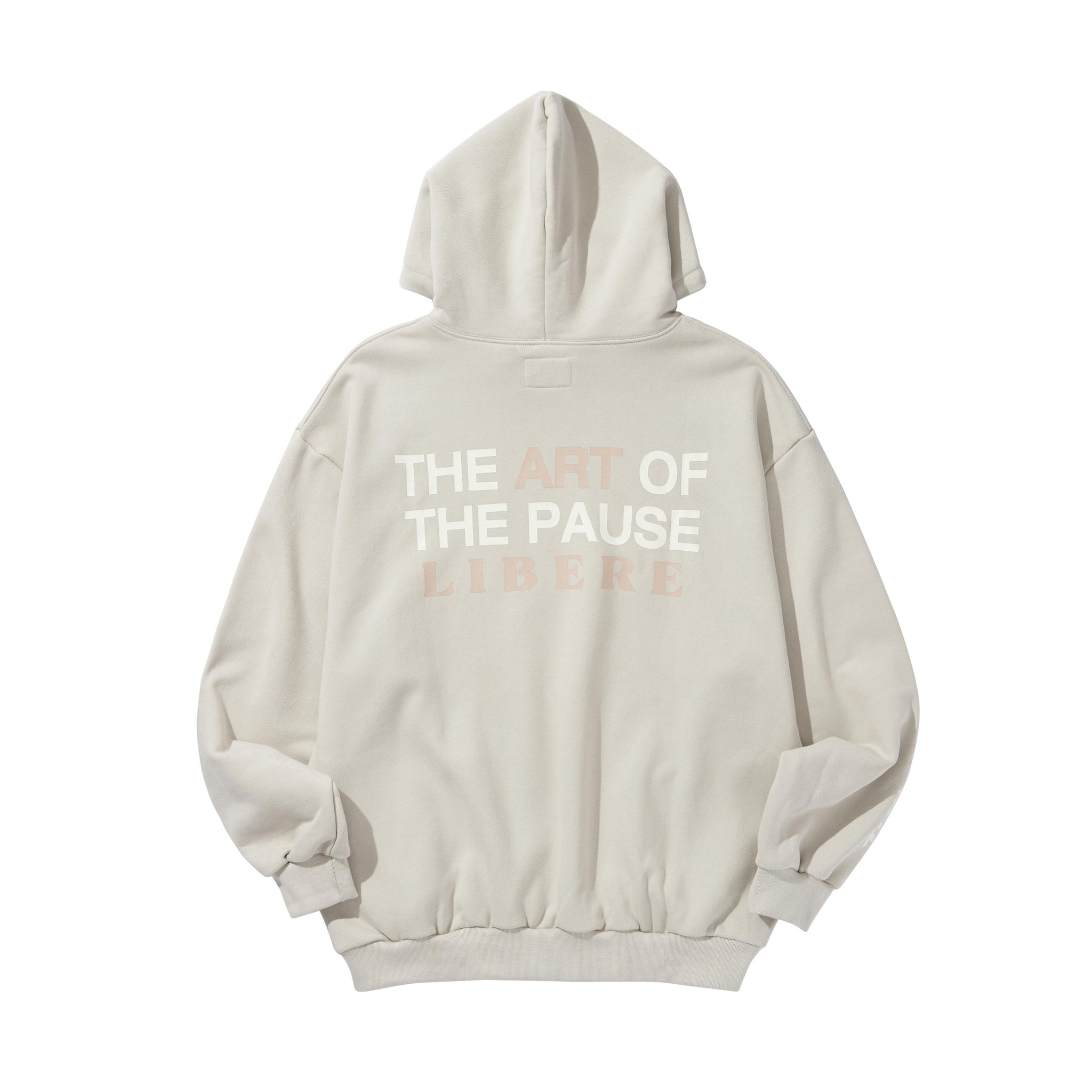 COLLAGE HOODIE / LIGHT GRAY