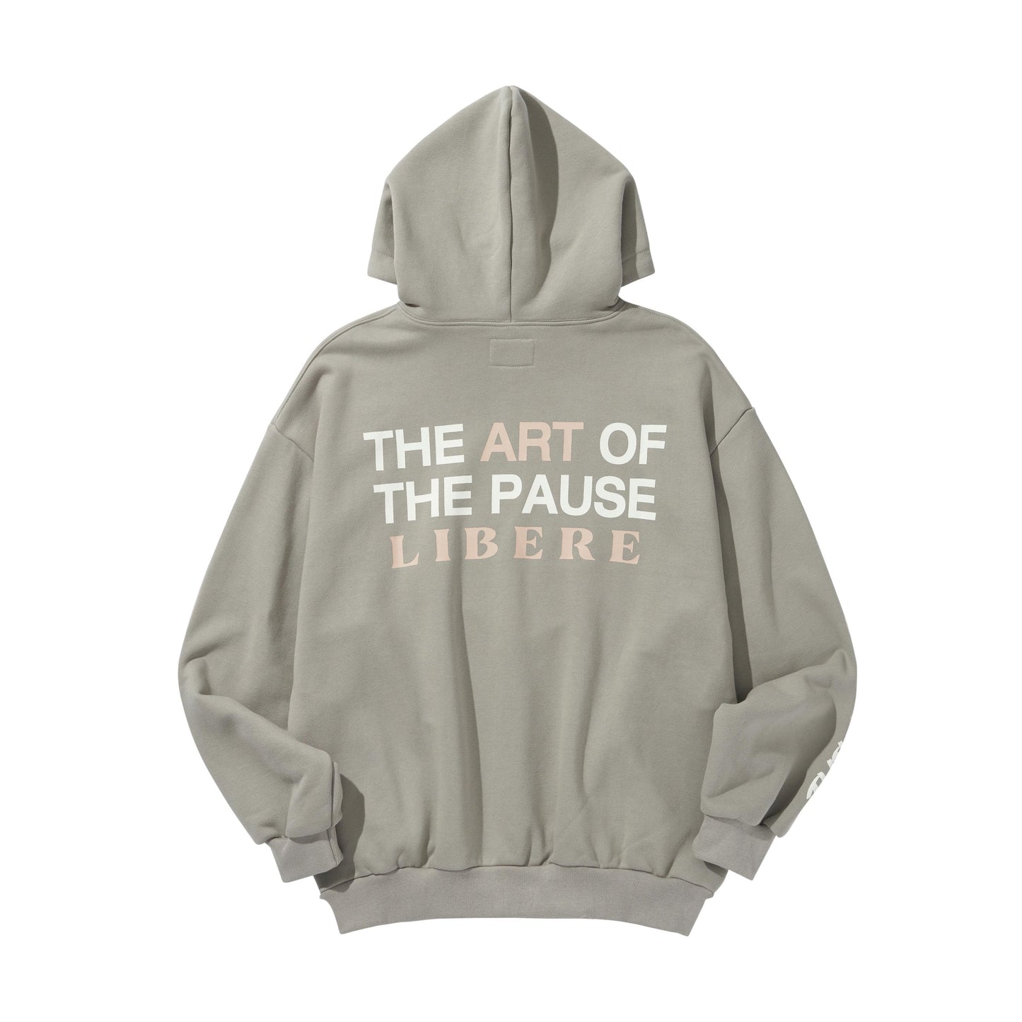 COLLAGE HOODIE / STORM DUST