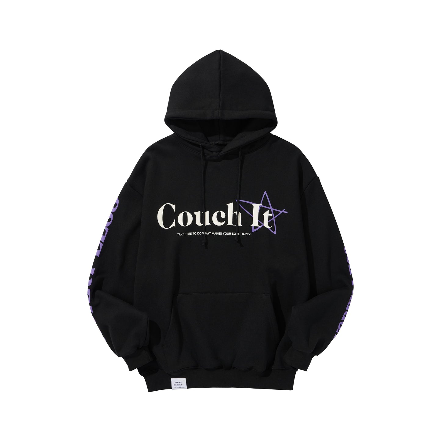 COUCH IT LOGO HOODIE / BLACK