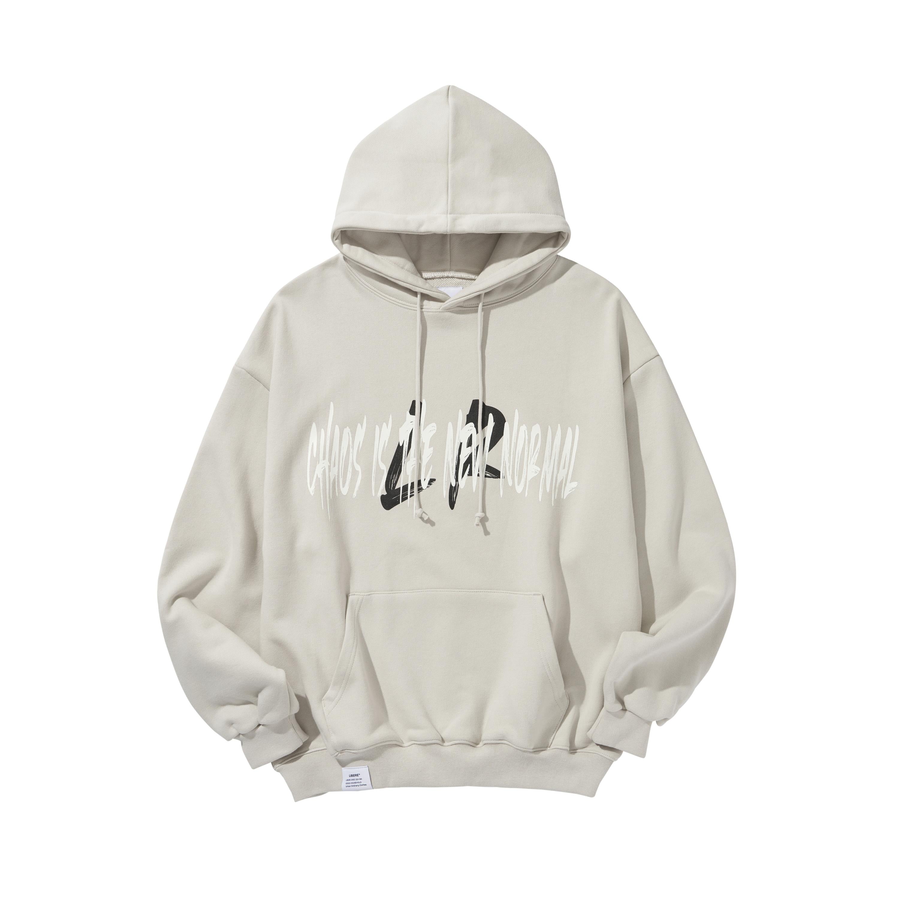 CHAOS HOODIE / LIGHT GRAY
