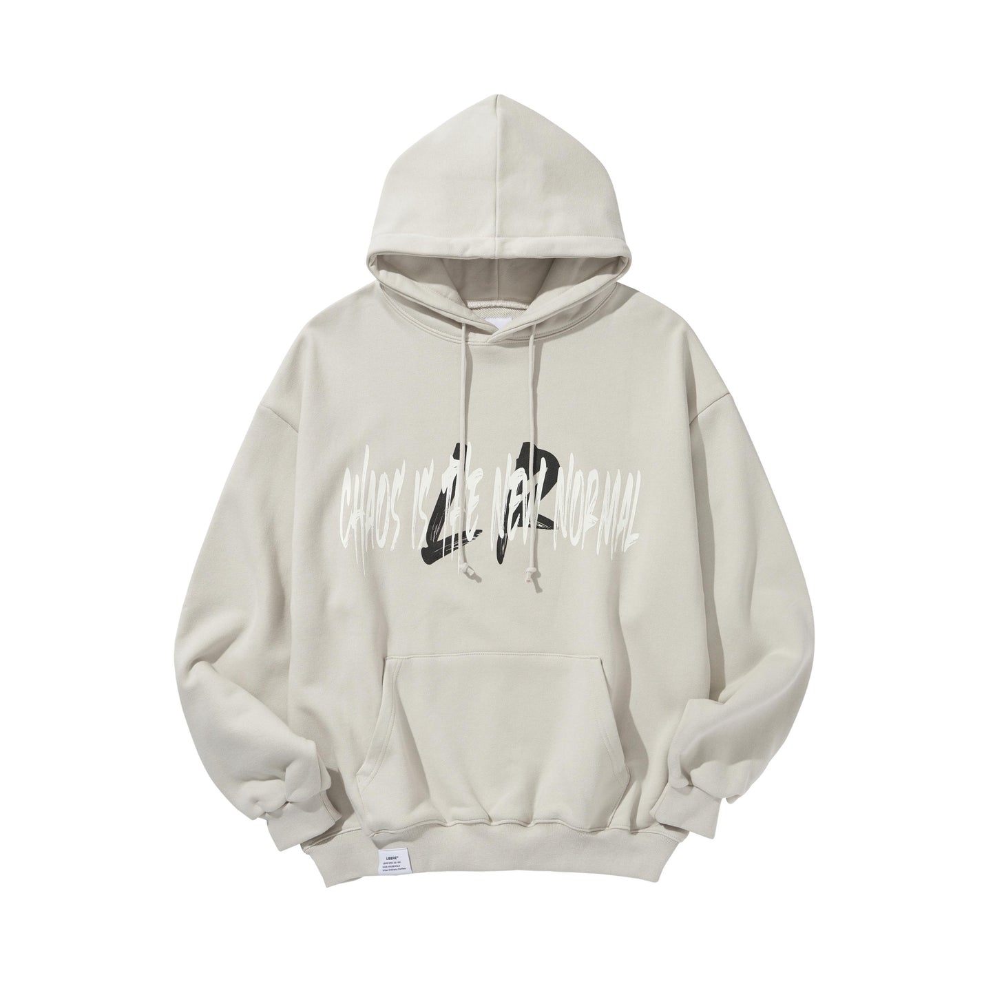 CHAOS HOODIE / LIGHT GRAY
