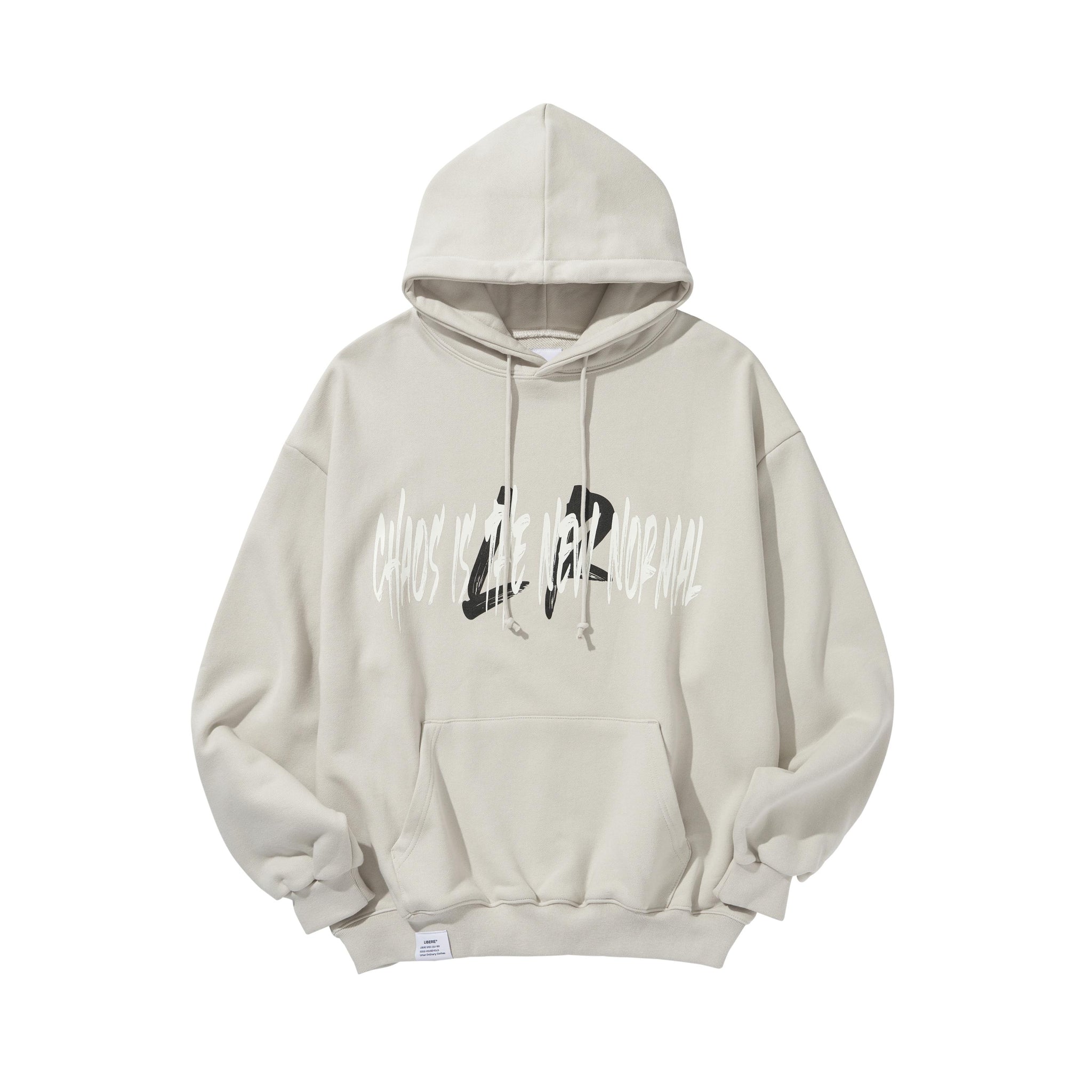 CHAOS HOODIE / LIGHT GRAY