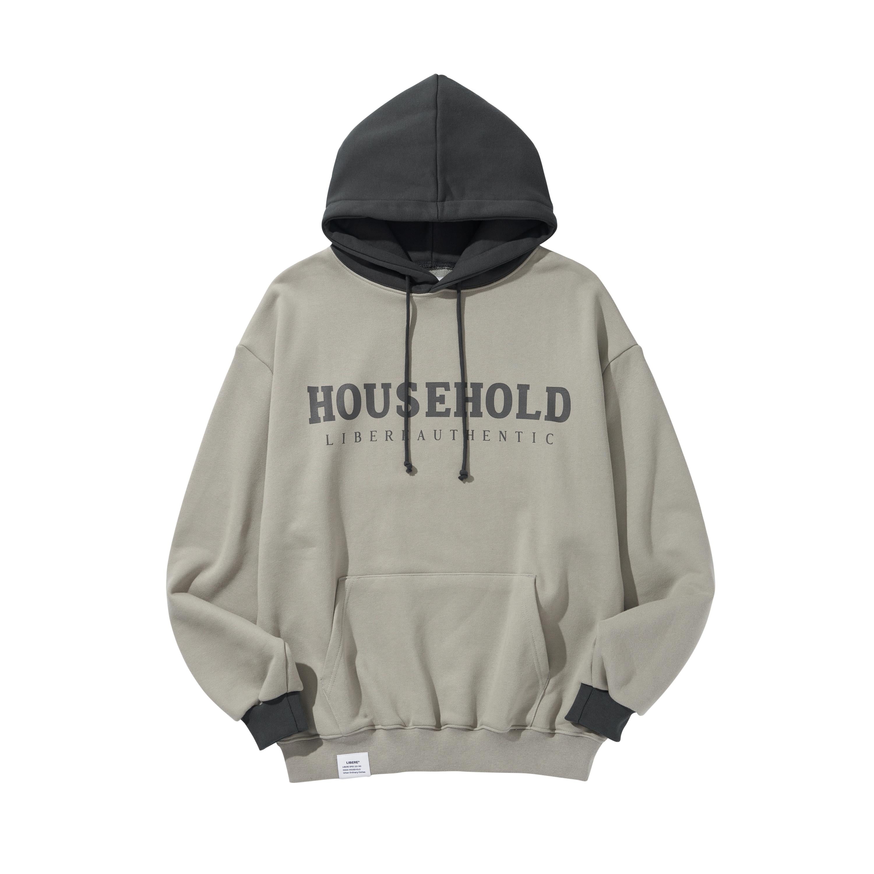 H LOGO HOODIE / STORM DUST