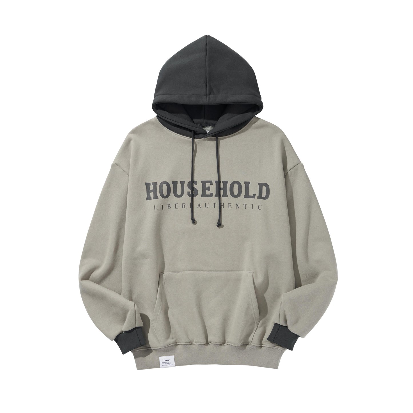 H LOGO HOODIE / STORM DUST