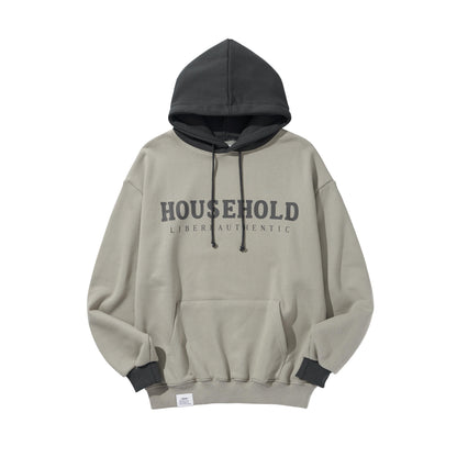 H LOGO HOODIE / STORM DUST