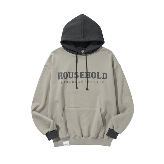 H LOGO HOODIE / STORM DUST