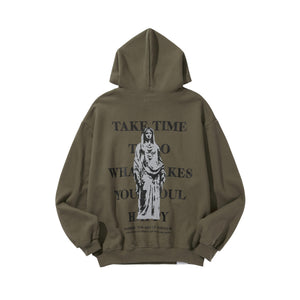 SABBATH LOGO HOODIE / KHAKI
