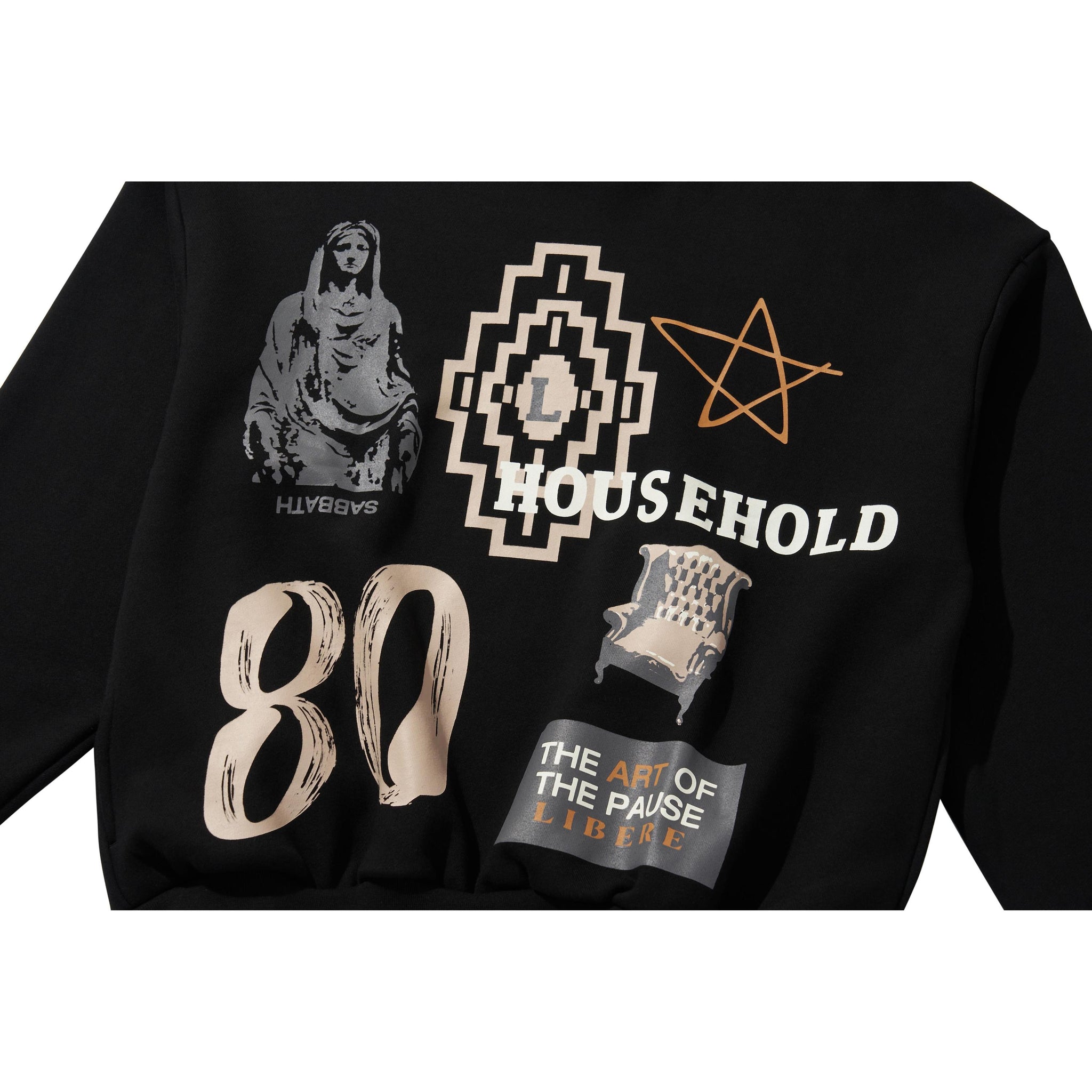 COLLAGE SWEATSHIRT / BLACK
