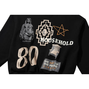 COLLAGE SWEATSHIRT / BLACK