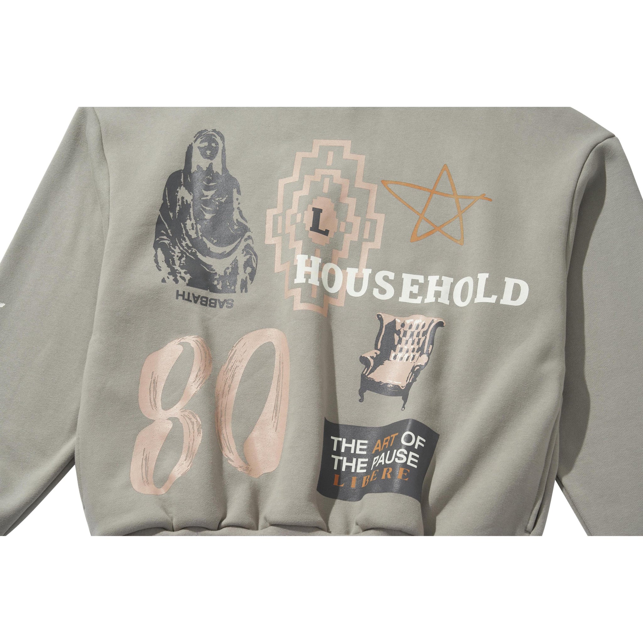 COLLAGE SWEATSHIRT / STORM DUST