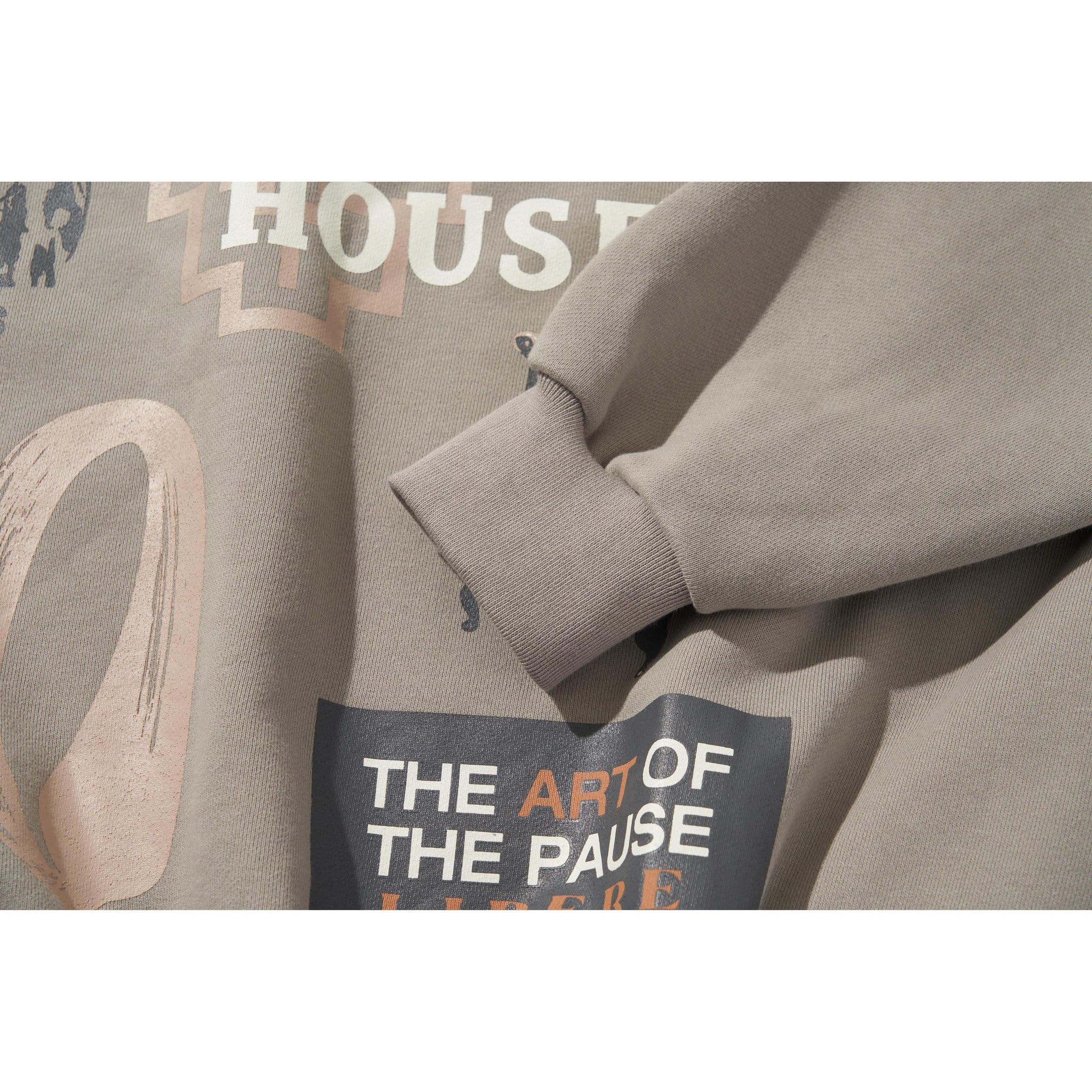 COLLAGE SWEATSHIRT / STORM DUST