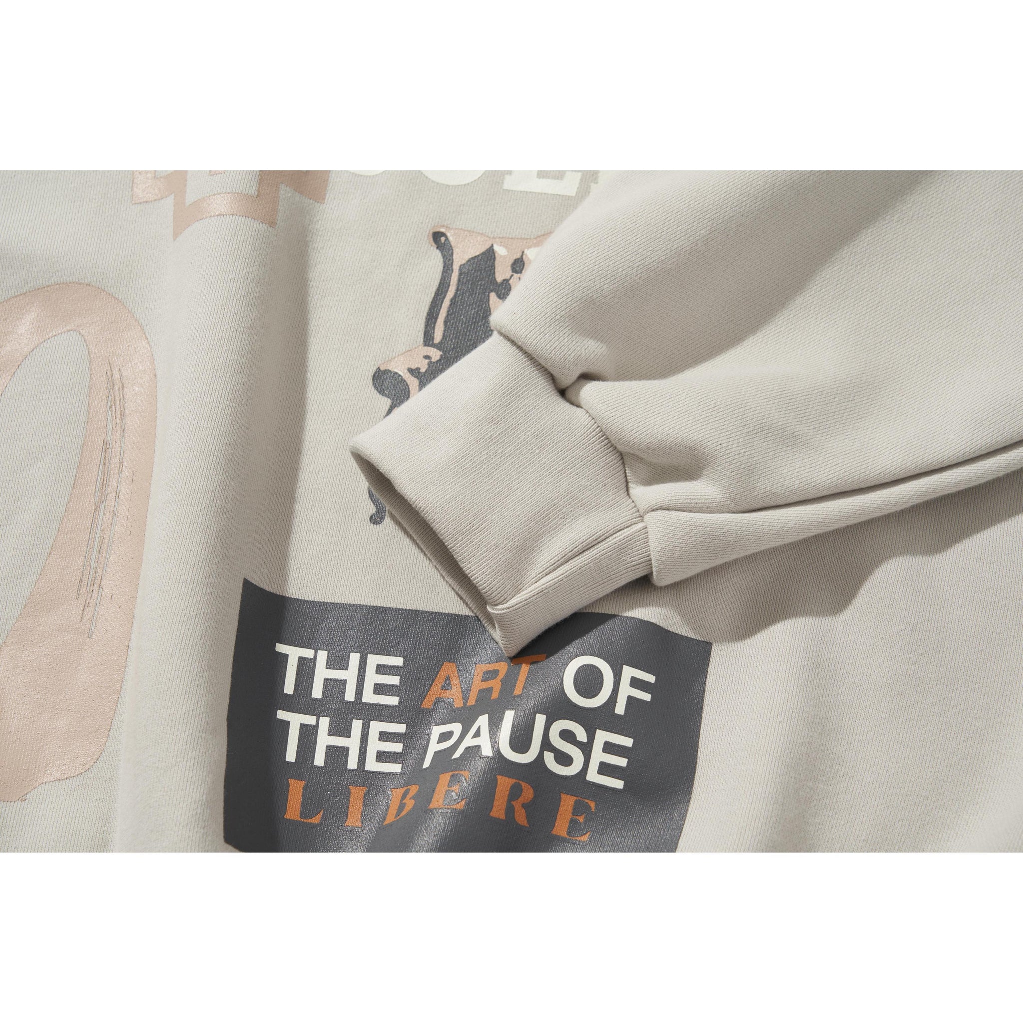 COLLAGE HOODIE / LIGHT GRAY