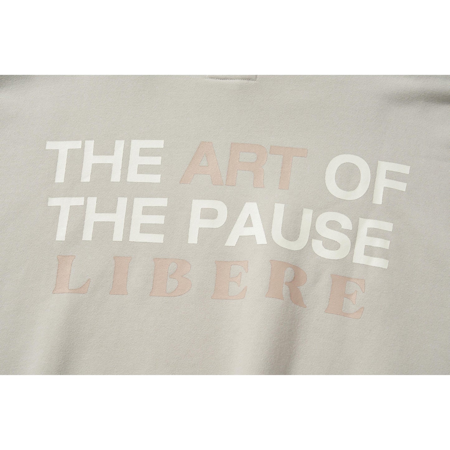 COLLAGE HOODIE / LIGHT GRAY