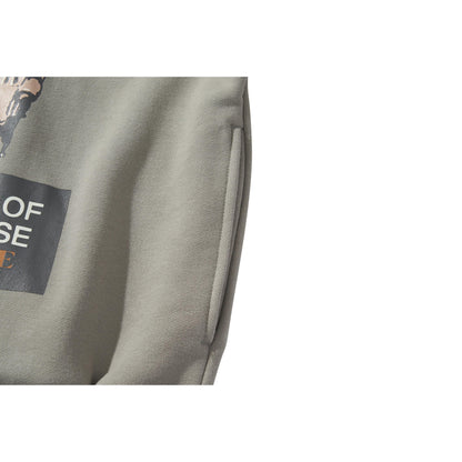 COLLAGE HOODIE / STORM DUST