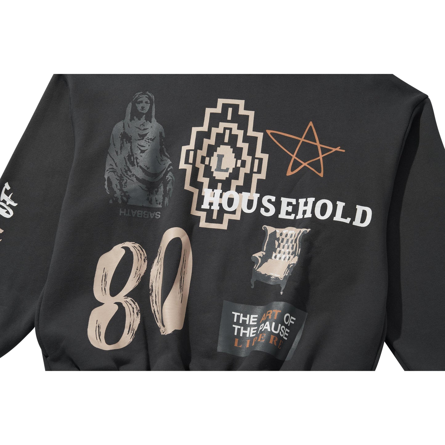COLLAGE HOODIE / CHARCOAL