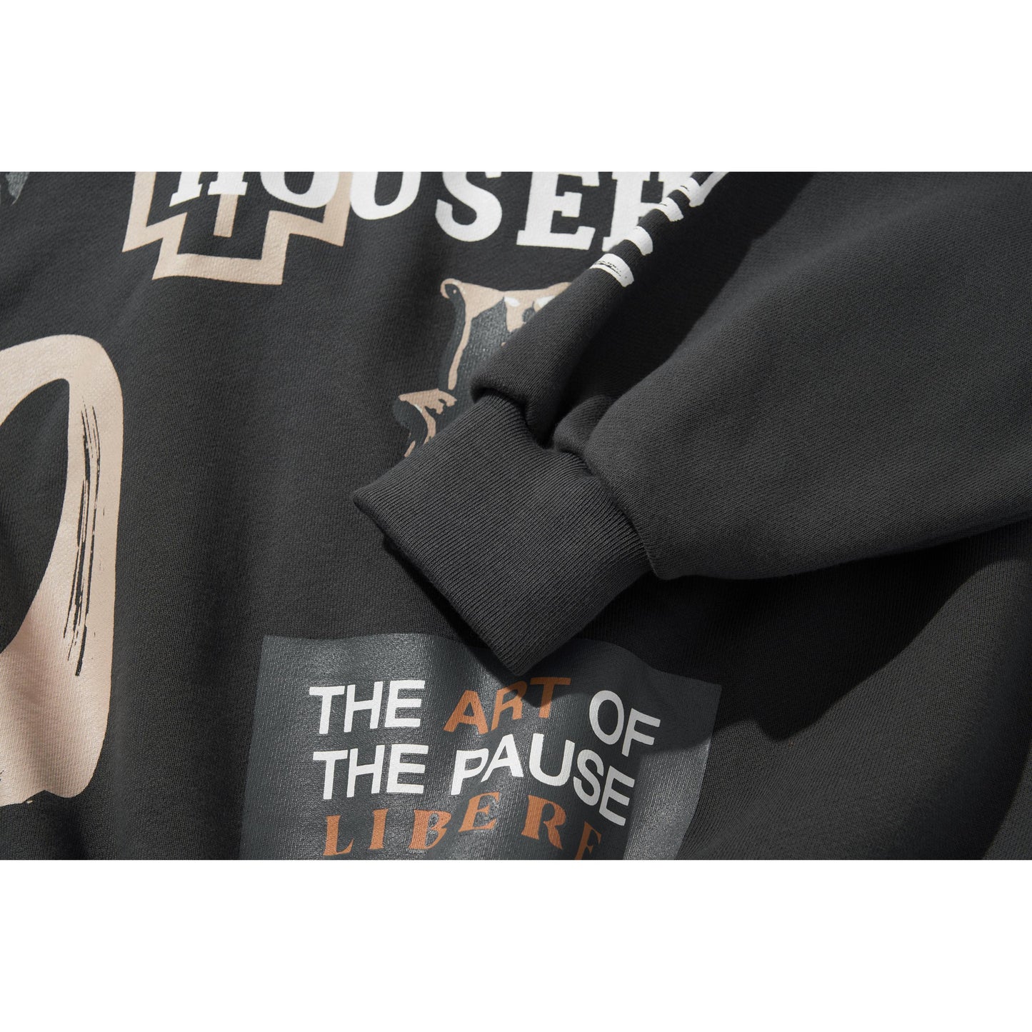 COLLAGE HOODIE / CHARCOAL