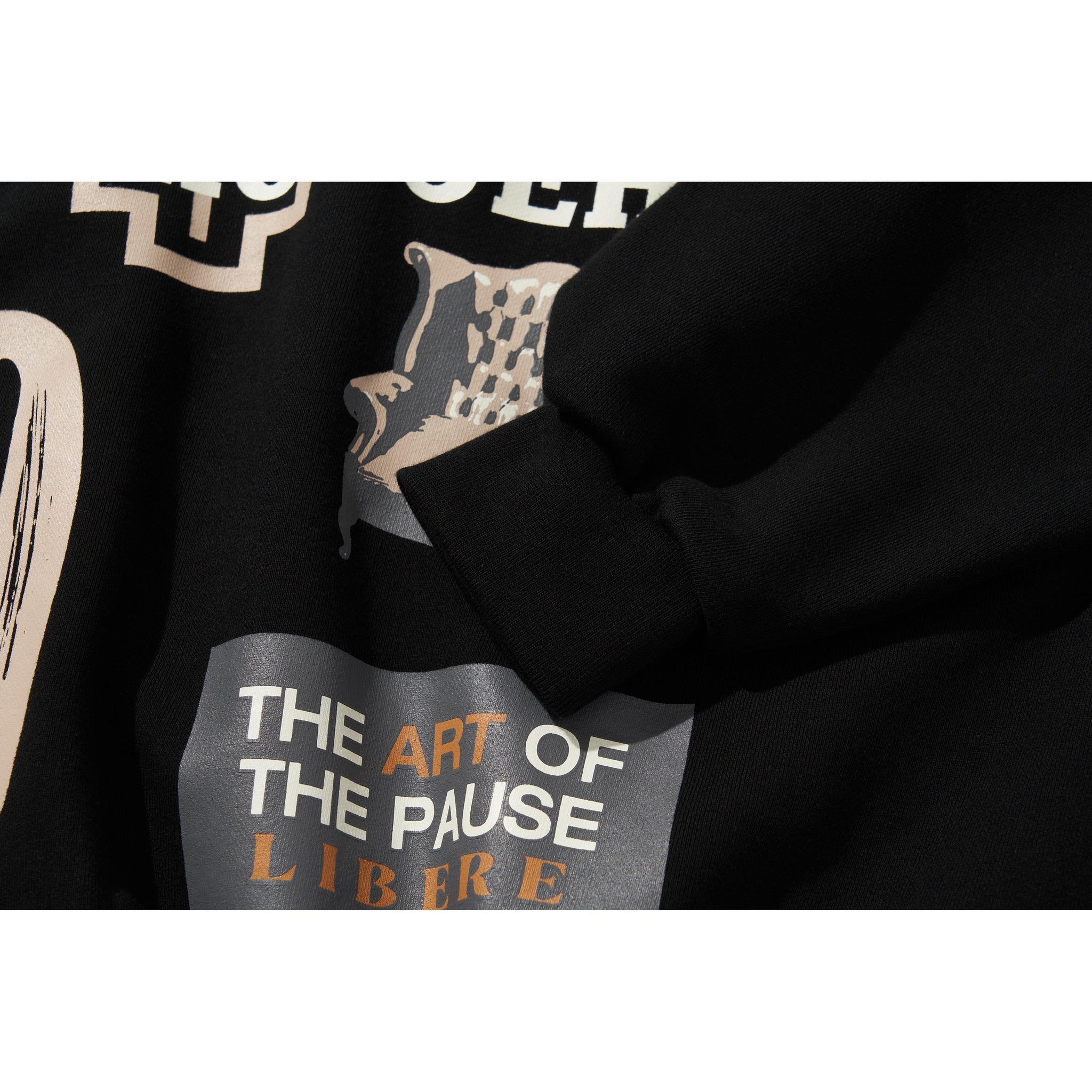 COLLAGE HOODIE / BLACK