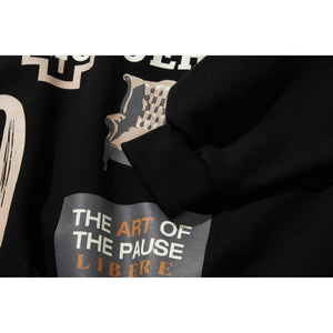 COLLAGE HOODIE / BLACK