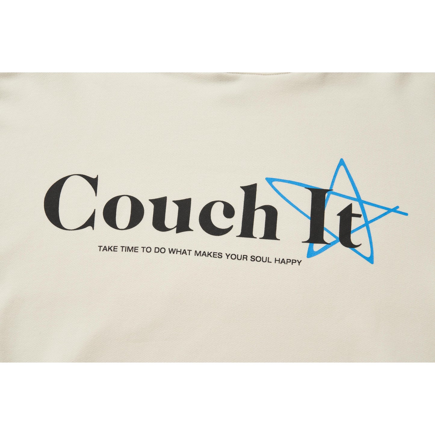 COUCH IT LOGO HOODIE / IVORY