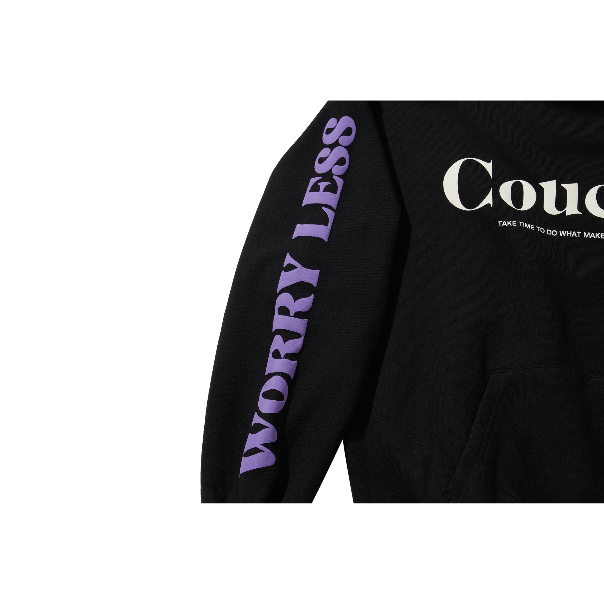 COUCH IT LOGO HOODIE / BLACK