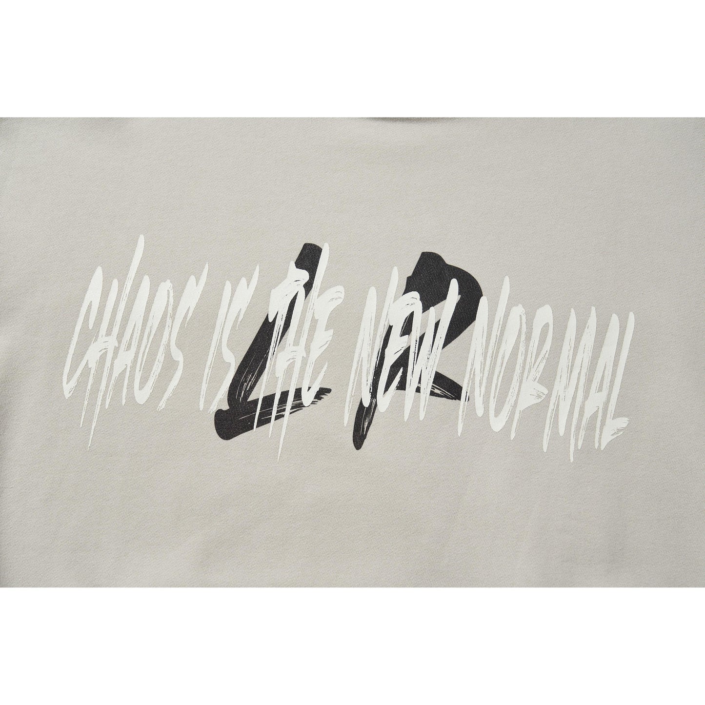 CHAOS HOODIE / LIGHT GRAY