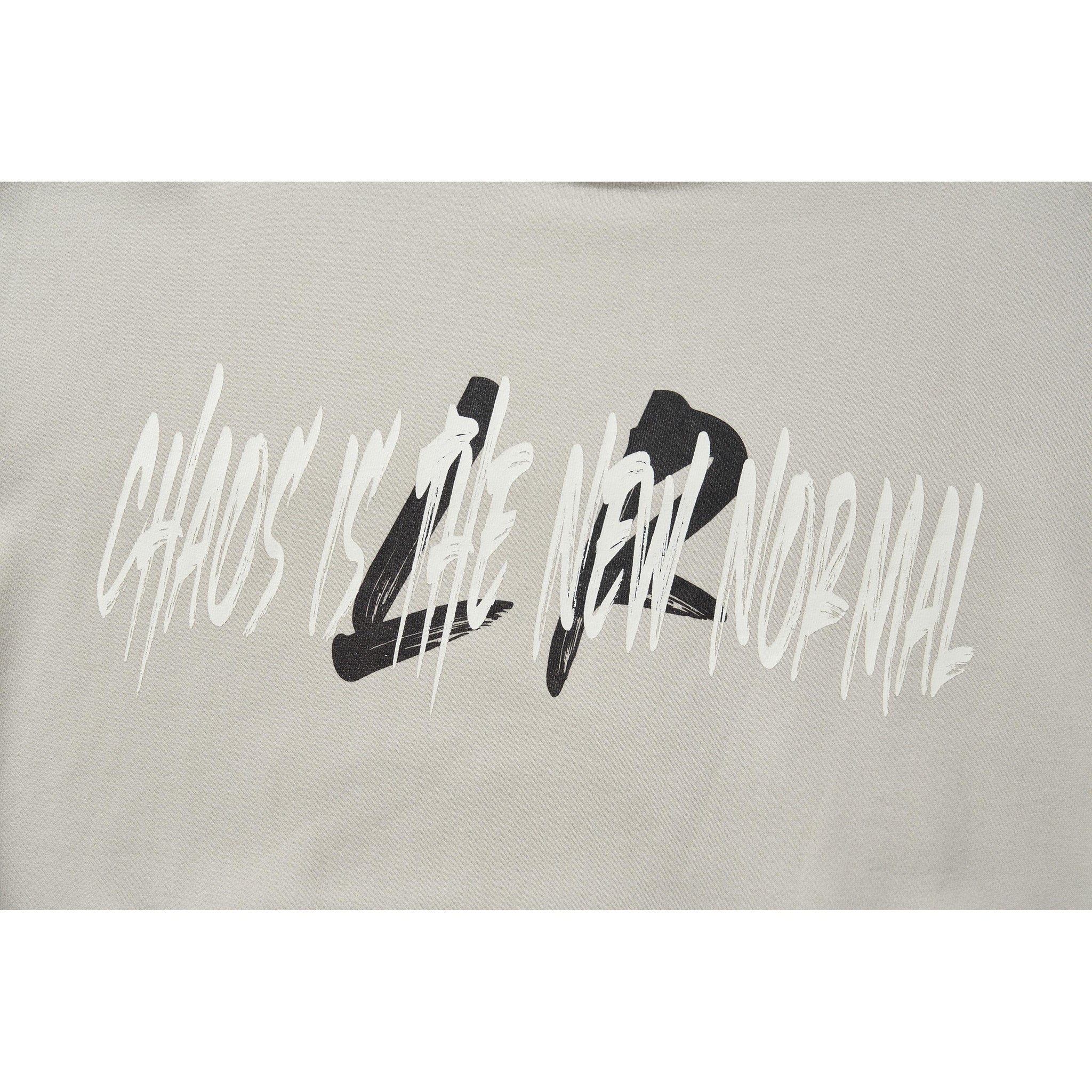 CHAOS HOODIE / LIGHT GRAY