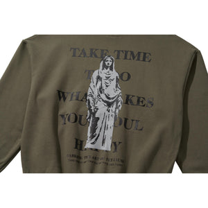 SABBATH LOGO HOODIE / KHAKI
