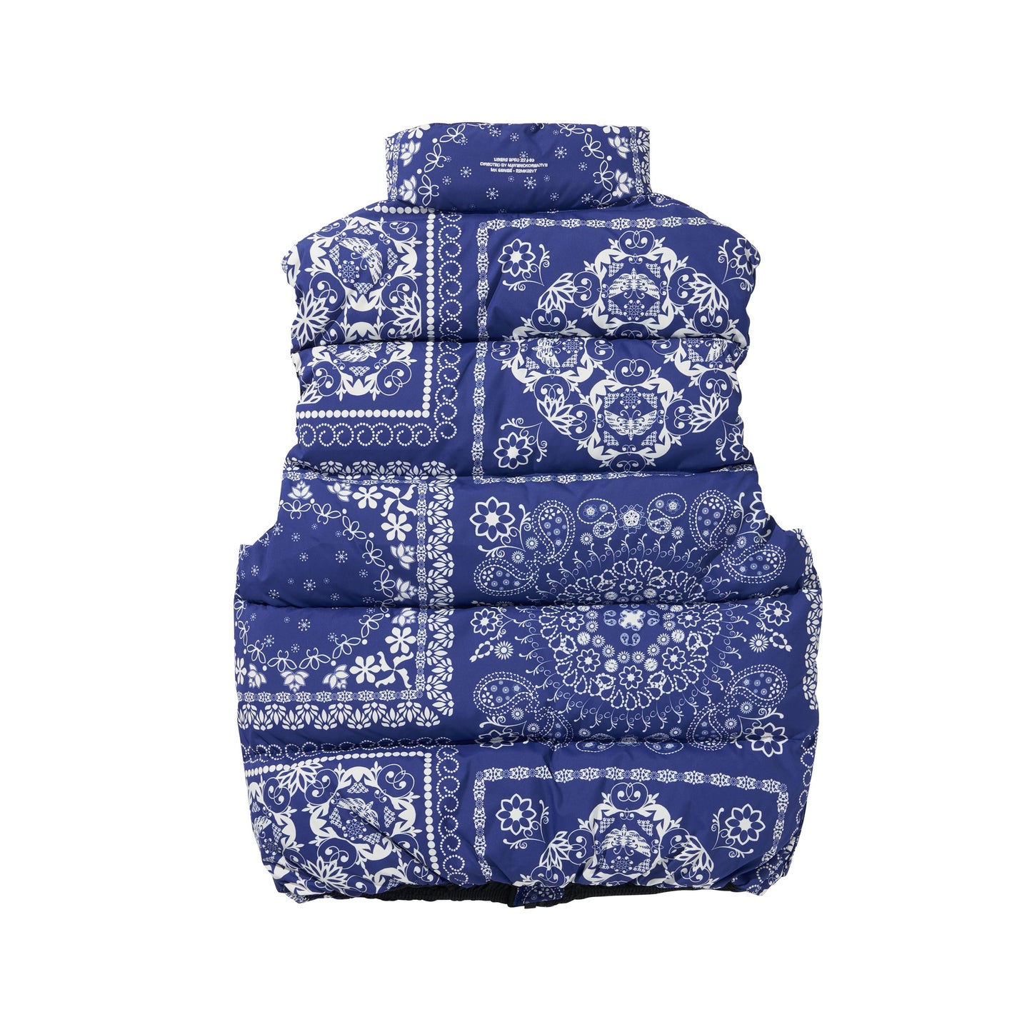 BANDANA DOWN VEST / BLUE
