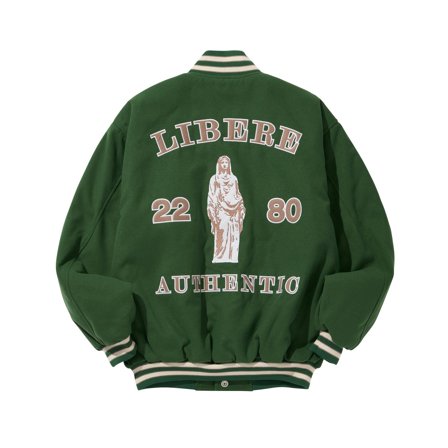 LIBERE VARSITYJACKET / GREEN