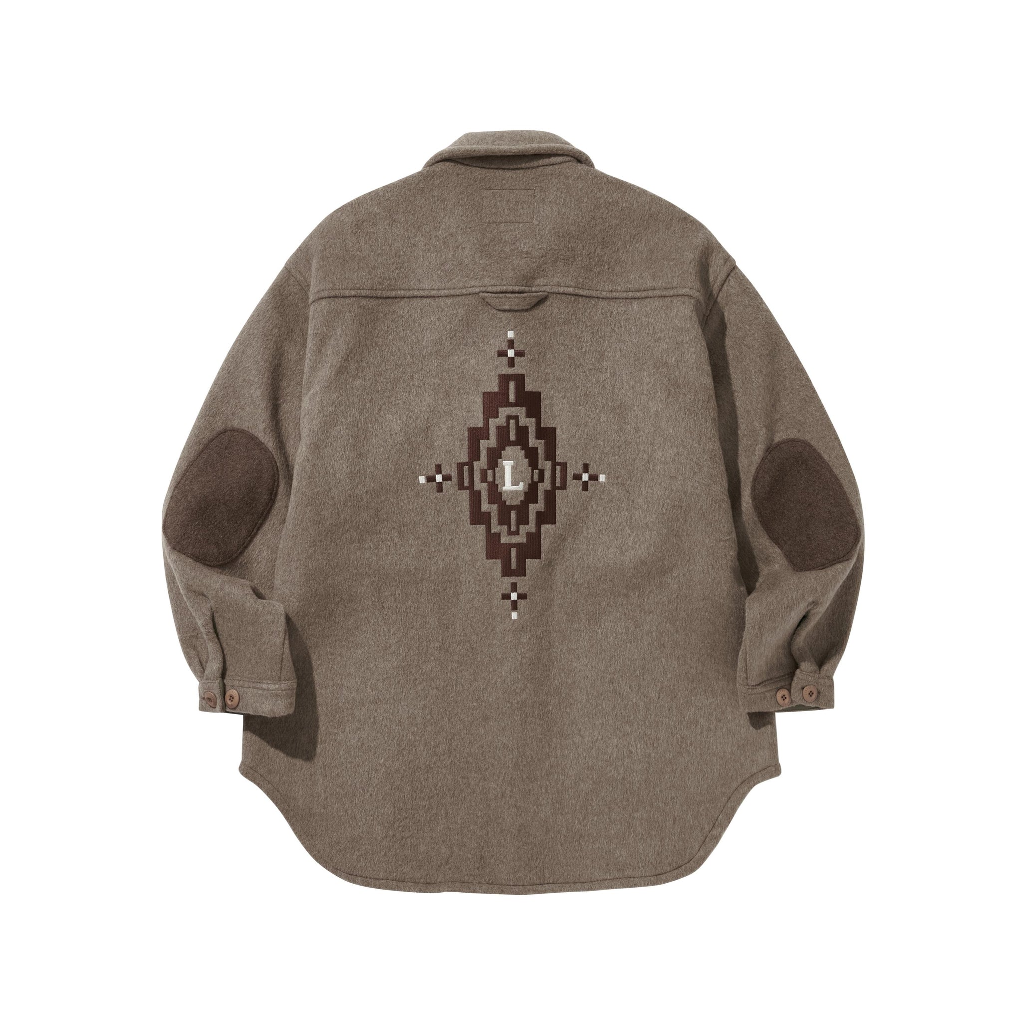 POCKET CHIMAYO OVER SHIRTS / SAND STONE