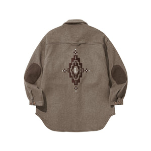 POCKET CHIMAYO OVER SHIRTS / SAND STONE