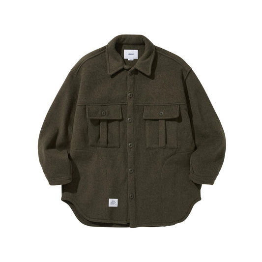 POCKET CHIMAYO OVER SHIRTS / KHAKI