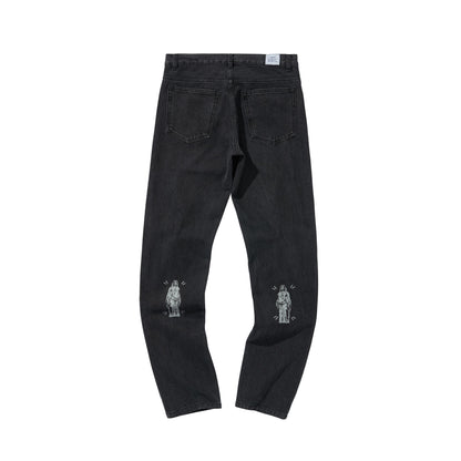 CHIMAYO DENIM PANTS / BLACK