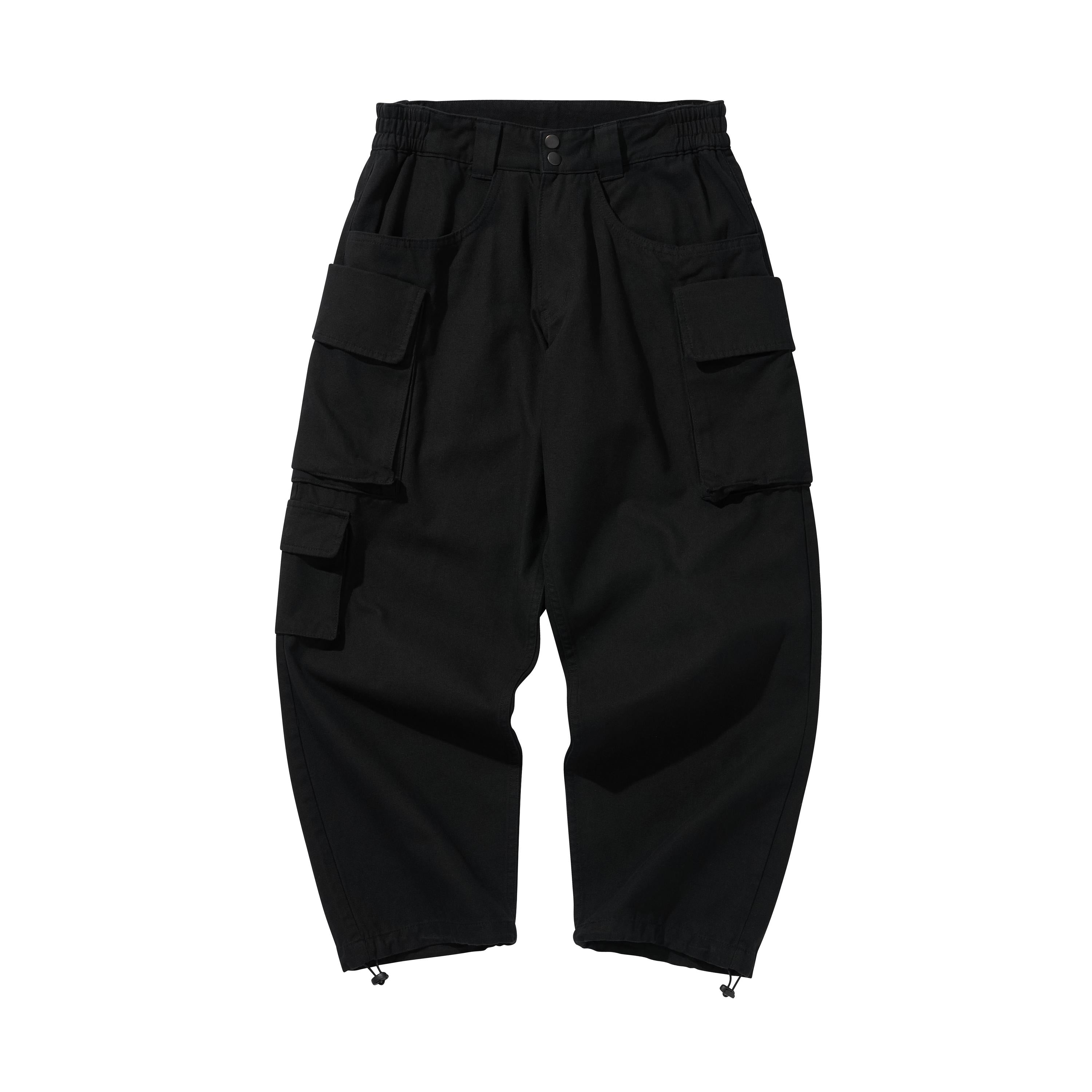 WIDE POCKET PANTS / BLACK