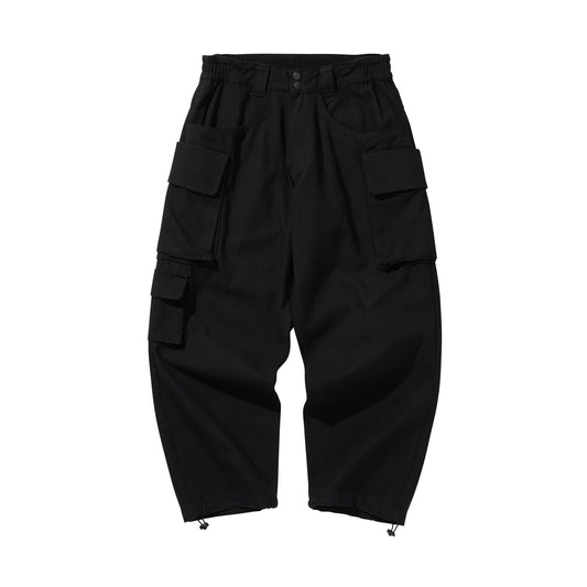WIDE POCKET PANTS / BLACK
