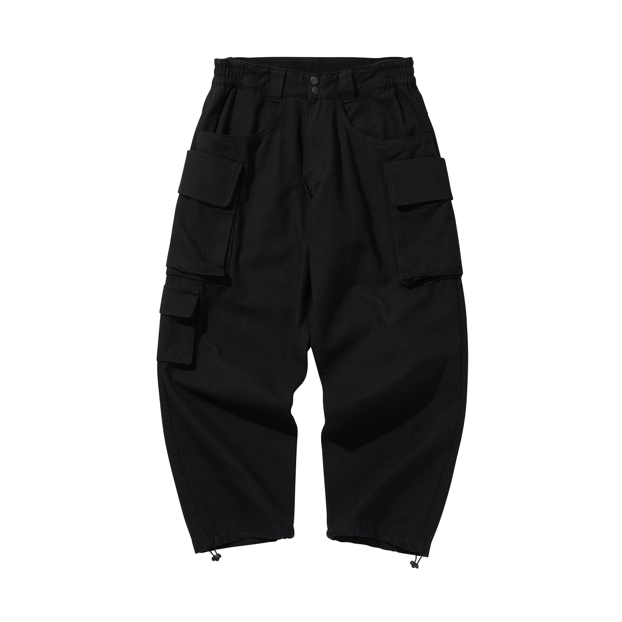 WIDE POCKET PANTS / BLACK