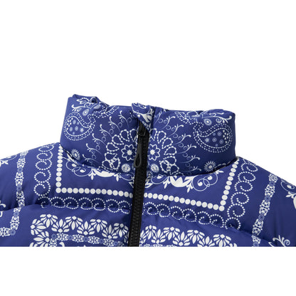BANDANA DOWN VEST / BLUE