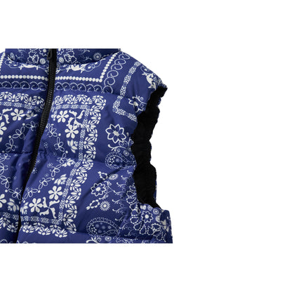 BANDANA DOWN VEST / BLUE