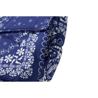 BANDANA DOWN VEST / BLUE