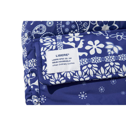 BANDANA DOWN VEST / BLUE