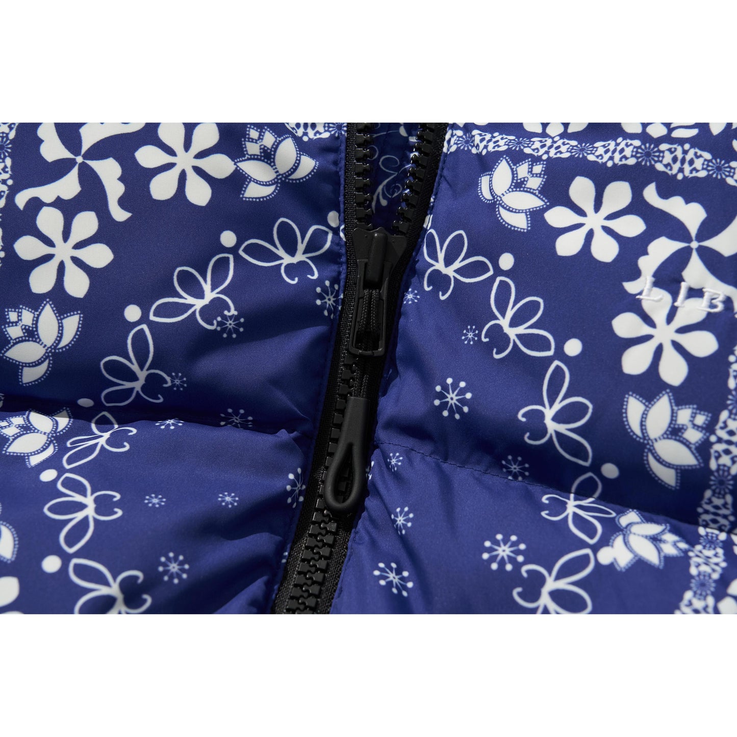 BANDANA DOWN VEST / BLUE