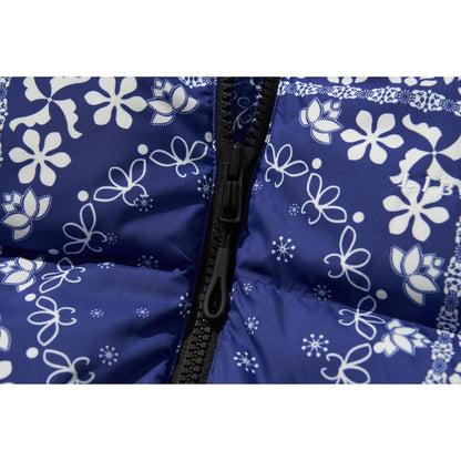 BANDANA DOWN VEST / BLUE