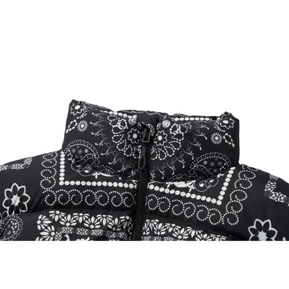 BANDANA DOWN VEST / BLACK