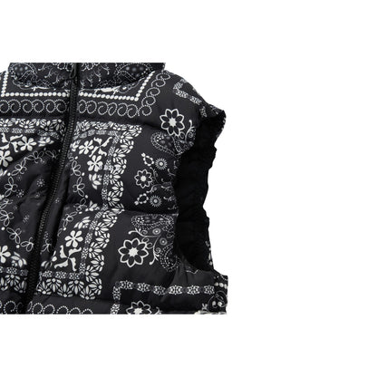 BANDANA DOWN VEST / BLACK