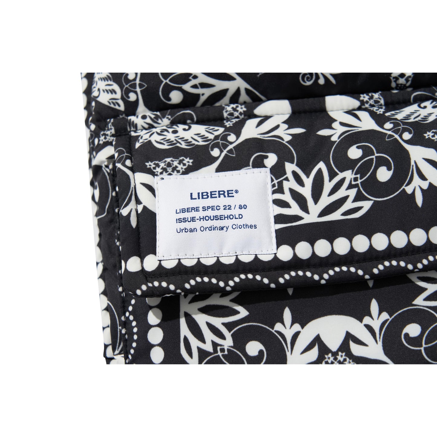 BANDANA DOWN VEST / BLACK