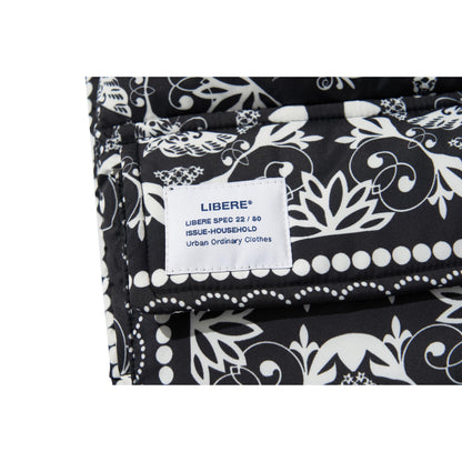 BANDANA DOWN VEST / BLACK