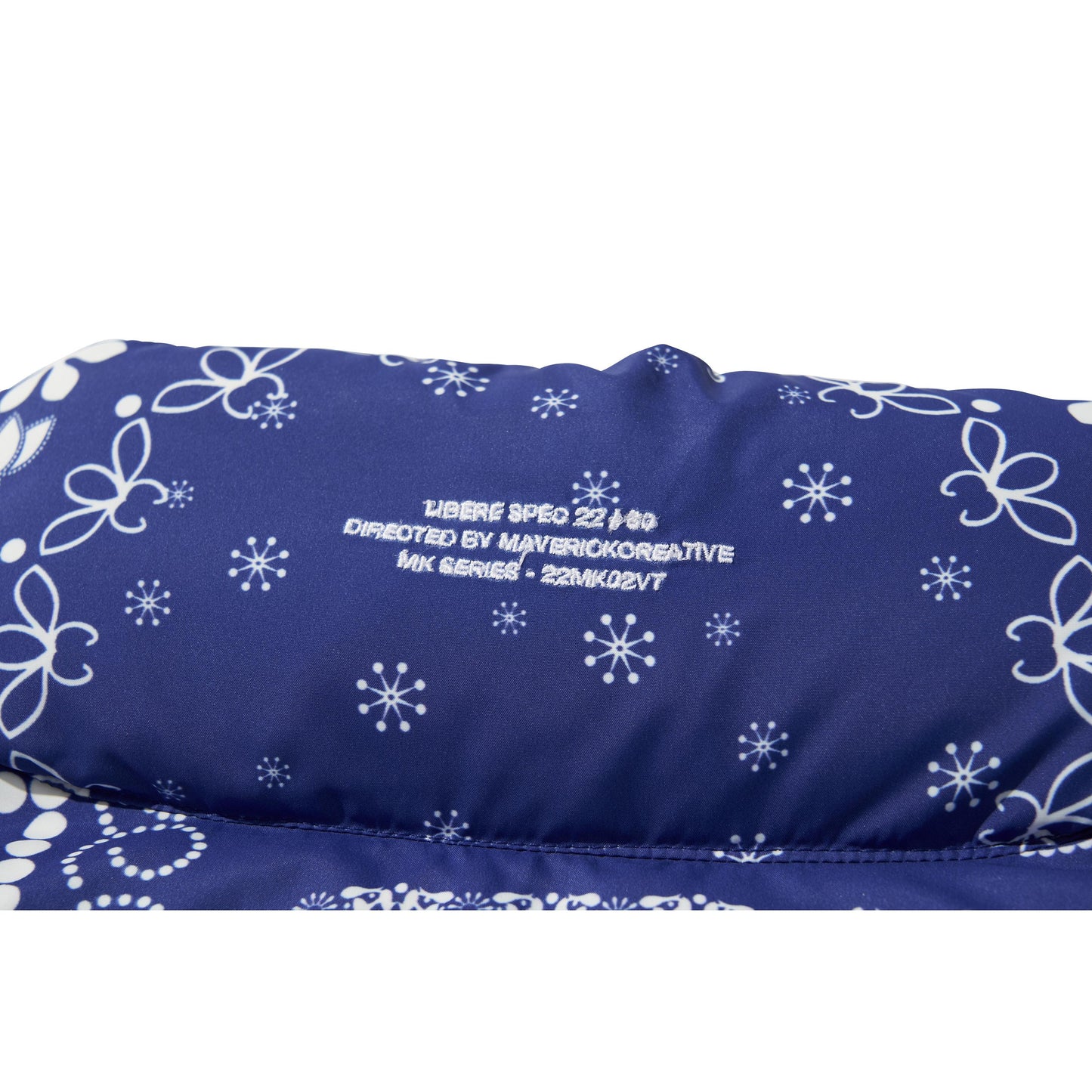 BANDANA DOWN VEST / BLUE