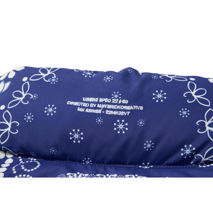 BANDANA DOWN VEST / BLUE